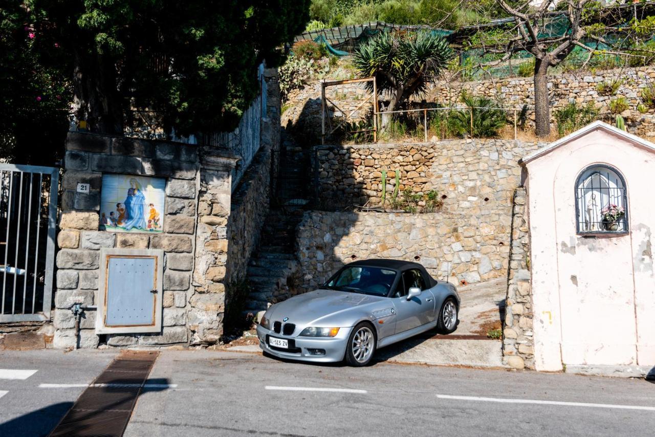 New Fishermans House Seaside, Air Conditioning & Wi-Fi Bordighera Bagian luar foto