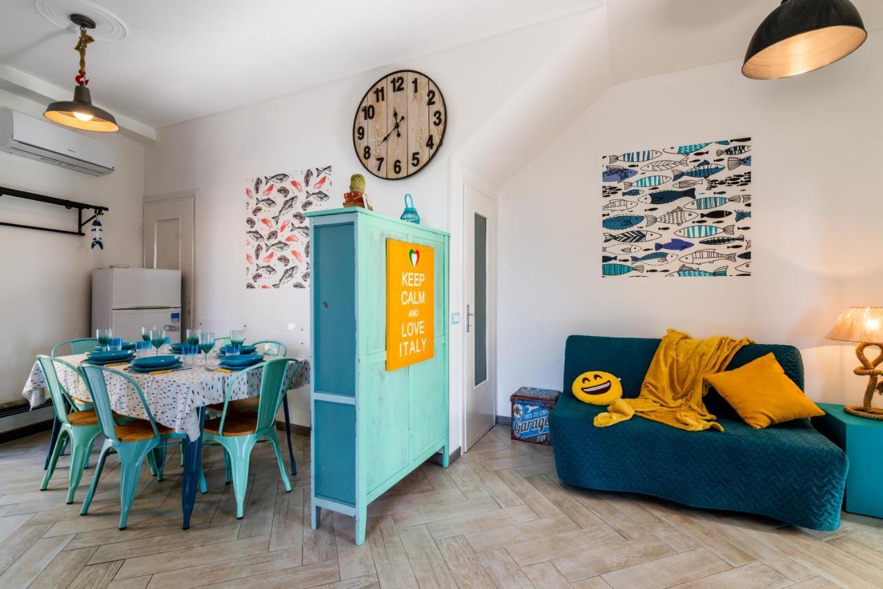 New Fishermans House Seaside, Air Conditioning & Wi-Fi Bordighera Bagian luar foto